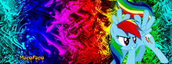 Size: 851x315 | Tagged: safe, artist:mapafapa, rainbow dash, g4, banner, cover, facebook