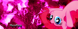 Size: 851x315 | Tagged: safe, artist:mapafapa, pinkie pie, g4, banner, cover, facebook