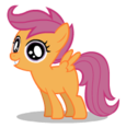 Size: 115x117 | Tagged: safe, artist:mixermike622, scootaloo, g4, simple background, transparent background, vector