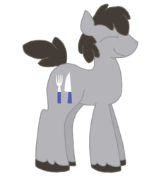 Size: 1066x1184 | Tagged: safe, artist:starryoak, truffle shuffle, earth pony, pony, g4, male, older, older truffle, older truffle shuffle, simple background, solo, stallion, transparent background, unshorn fetlocks