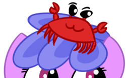 Size: 726x452 | Tagged: safe, artist:krabbshack, cancer (g4), crab, earth pony, pony, g4, cancer (horoscope), female, mare, ponyscopes, simple background, solo, transparent background, zodiac