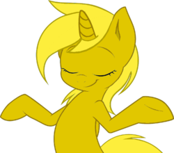 Size: 500x439 | Tagged: safe, oc, oc only, oc:ticket, alicorn, pony, alicorn oc, shrug, simple background, solo, transparent background