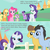 Size: 1278x1269 | Tagged: safe, edit, edited screencap, screencap, applejack, caramel, lucky clover, pinkie pie, rarity, spike, twilight sparkle, dragon, earth pony, pony, unicorn, g4, the best night ever, bedroom eyes, caption, female, image macro, implied sex, male, mare, meme, stallion, texts from last night