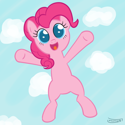 Size: 1000x1000 | Tagged: safe, artist:jaconok, pinkie pie, earth pony, pony, g4, female, solo