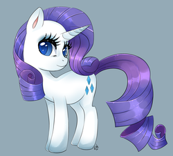 Size: 900x814 | Tagged: safe, artist:newvagabond, rarity, pony, g4, female, solo