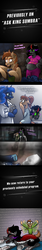 Size: 700x4200 | Tagged: safe, artist:wiggles, king sombra, princess luna, oc, oc:coffee talk, anthro, ask king sombra, g4, fanfic, glasses, pregnant, queen umbra, rule 63, wat