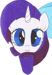 Size: 1562x2250 | Tagged: safe, artist:phlar1245, rarity, pony, g4, female, solo, traditional art