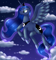 Size: 2200x2350 | Tagged: safe, artist:kadkookie, princess luna, pony, g4, female, solo