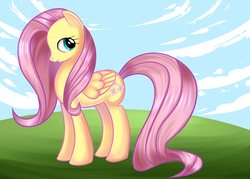 Size: 1400x1000 | Tagged: safe, artist:kadkookie, fluttershy, pony, g4, female, solo