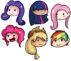 Size: 900x773 | Tagged: safe, artist:frankemix, applejack, fluttershy, pinkie pie, rainbow dash, rarity, twilight sparkle, human, g4, humanized, mane six