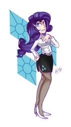 Size: 541x960 | Tagged: safe, artist:rey-of-sunlight, rarity, human, g4, female, humanized, solo