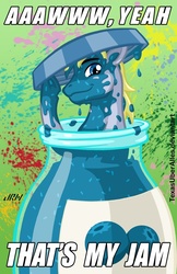 Size: 466x720 | Tagged: safe, artist:texasuberalles, hugh jelly, earth pony, pony, g4, blueberry, jelly, male, stallion