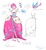 Size: 1280x1390 | Tagged: safe, pinkie pie, human, g4, clothes, dress, gala dress, humanized, skinny, thin