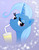 Size: 1547x1982 | Tagged: safe, artist:chrisboe4ever, trixie, pony, unicorn, g4, drink, female, mare, smoothie, solo