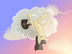 Size: 6000x4500 | Tagged: safe, artist:erockertorres, wild fire, pony, g4, absurd resolution, cloud, female, sleeping, solo