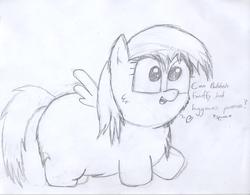 Size: 960x747 | Tagged: safe, artist:inkiepie, fluffy pony, fluffy pony foal, fluffy pony original art