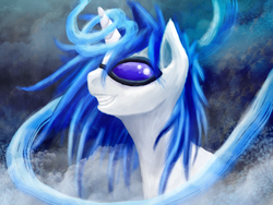 Size: 640x480 | Tagged: safe, artist:cleostudios, dj pon-3, vinyl scratch, pony, g4, female, solo