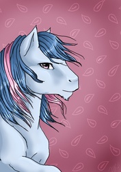 Size: 2480x3508 | Tagged: safe, artist:shaiyeh, 4-speed, earth pony, pony, g1, bust, looking at you, male, portrait, solo