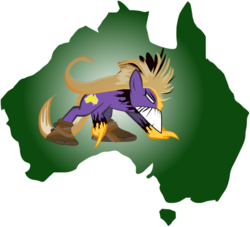 Size: 937x852 | Tagged: safe, australia, map, ponified, simple background, the maxx, transparent background