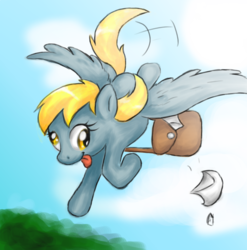 Size: 1197x1210 | Tagged: safe, artist:killer-kimmie, derpy hooves, pegasus, pony, g4, female, mare, solo