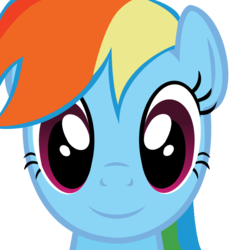 Size: 778x845 | Tagged: safe, artist:maybyaghost, rainbow dash, g4, cute, dashabetes, don't blink or she'll get ya, simple background, transparent background, twily face, vector