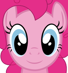 Size: 778x845 | Tagged: safe, artist:maybyaghost, pinkie pie, g4, bust, cute, diapinkes, don't blink or she'll get ya, ponk, twily face