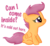 Size: 951x876 | Tagged: safe, artist:ajmstudios, scootaloo, g4, cute, funny, humor, innocent, meme, sad, text