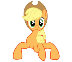 Size: 1280x1097 | Tagged: safe, applejack, crab pony, pony, g4, applepod, crabjack, female, simple background, solo, spiderjack, vector, wat, white background