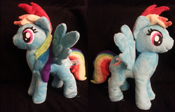 Size: 4872x3126 | Tagged: safe, artist:plushprincess, rainbow dash, pony, g4, irl, photo, plushie, solo