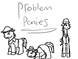 Size: 1024x768 | Tagged: safe, artist:heartsbocxars, ace dick, ms paint adventures, pickle inspector, ponified, problem sleuth
