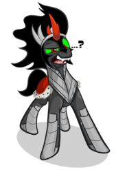 Size: 863x1280 | Tagged: safe, artist:secoh2000, king sombra, pony, g4, male, simple background, solo, transparent background