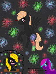 Size: 900x1185 | Tagged: safe, artist:jeweltheponylover12, oc, oc only, berry melody, fireworks, starfire