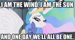 Size: 929x497 | Tagged: safe, princess celestia, princess luna, g4, castlevania, image macro, lyrics, reference