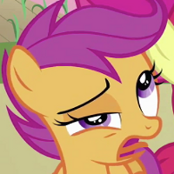 Size: 250x250 | Tagged: safe, screencap, scootaloo, pegasus, pony, g4, hearts and hooves day (episode), cropped