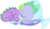 Size: 4001x2339 | Tagged: safe, artist:binaryninj4, spike, g4, simple background, sleeping, transparent background, vector