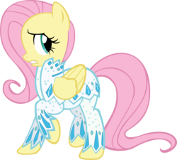 Size: 4000x3593 | Tagged: safe, artist:binaryninj4, fluttershy, pony, g4, green isn't your color, clothes, dress, female, folded wings, nudie suit, simple background, solo, transparent background, vector, wings