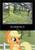 Size: 494x711 | Tagged: safe, edit, edited screencap, screencap, applejack, earth pony, pony, g4, apple, demotivational poster, female, mare, meme, solo, that pony sure does love apples