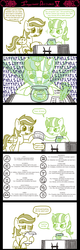 Size: 1050x3270 | Tagged: safe, artist:ficficponyfic, libra (g4), pisces (g4), pegasus, pony, unicorn, comic:important decisions, g4, comic, duo, female, horn, libra, mare, pisces, ponyscopes, pun, zodiac