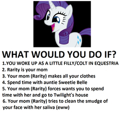 Size: 1156x1058 | Tagged: safe, rarity, pony, g4, image macro, solo
