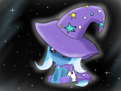 Size: 1024x768 | Tagged: safe, artist:pon-ea, trixie, g4, baby, clothes, diaper, filly, socks