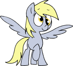 Size: 1172x1068 | Tagged: safe, artist:strangiesleepy, derpy hooves, pegasus, pony, g4, cute, female, mare, simple background, solo, transparent background, vector