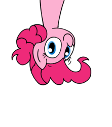 Size: 1336x1508 | Tagged: safe, artist:strangiesleepy, pinkie pie, g4, upside down