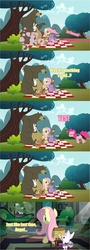 Size: 500x1388 | Tagged: safe, angel bunny, fluttershy, harry, pinkie pie, g4, comic