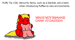 Size: 709x386 | Tagged: safe, artist:mr tiggly the wiggly walnut, fluffy pony, blanket, cute, fluffy tips, hugbox