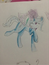 Size: 1071x1435 | Tagged: safe, artist:rainbow-box-turtle, trixie, g4, traditional art