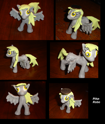 Size: 714x847 | Tagged: safe, artist:pika-robo, derpy hooves, pegasus, pony, g4, clay, female, mare, sculpture