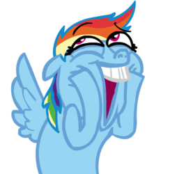 Size: 440x450 | Tagged: safe, artist:brutamod, rainbow dash, g4, bust, solo