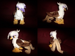 Size: 960x720 | Tagged: safe, artist:intelligent-zombie, gilda, griffon, g4, irl, photo, plushie, solo