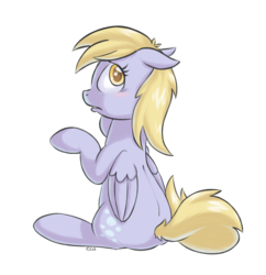 Size: 915x945 | Tagged: safe, artist:yeendip, derpy hooves, pegasus, pony, g4, female, mare, simple background, solo, transparent background