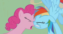 Size: 850x470 | Tagged: safe, screencap, pinkie pie, rainbow dash, g4, out of context